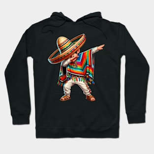 dabbing mexican poncho cinco de mayo Hoodie